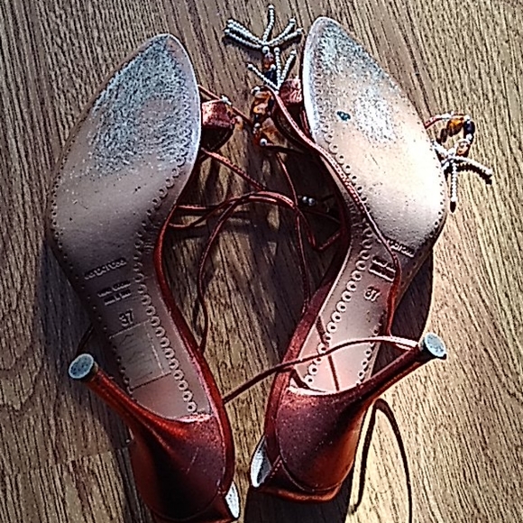 Heels Sergio Rossi color orange - Picture 4 of 4